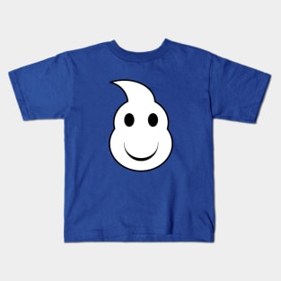 WHITE HAPPY FACE. SAMER BRASIL Kids T-Shirt